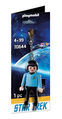 Llavero Star Trek Playmobil Sr Spock Juguetes70644 Febo