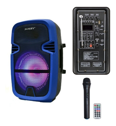 Parlante Portátil Amplificado Sankey Bluetooth Fm 10 Watts R