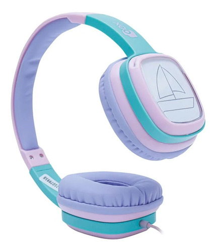 Fone De Ouvido Infantil Oex Kids Hp302 85db Rosa E Lilas Oex Cor Rosa/Lilas