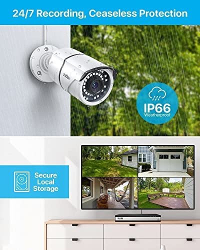 Sistema Camara Seguridad Poe Canal Mp H. Nvr Disco Duro