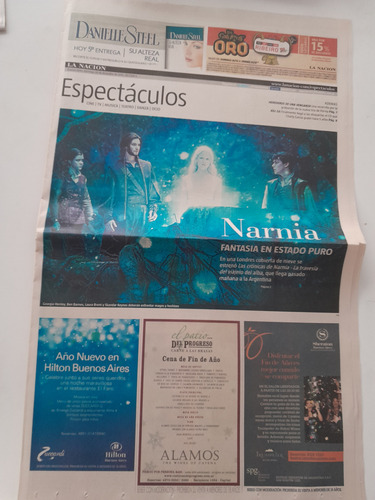 Suplemento Nacion Espectáculos Narnia Charly Garcia 12 2010