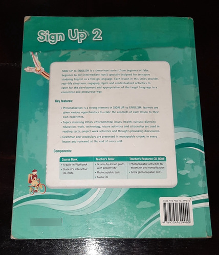 Libros Sign Up To English.course Book 1 Y 2 (Usado)