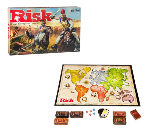 Juego De Mesa Hasbro Gaming Risk: El Juego De La Conquista 