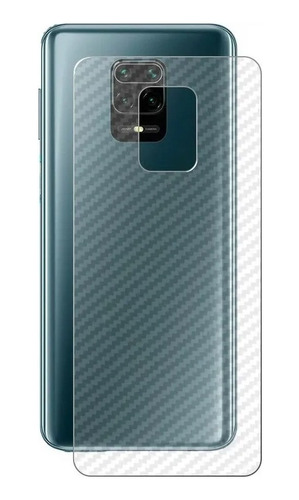 5 Skin Transparente Protector Tipo Fibra Para Redmi Note 9s
