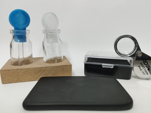 Kit Prueba Calado Identificador De Calidad Oro Joyeria 3 N 1