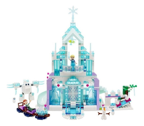 Regalo De Frozen Ice Castle Elsa Olaf