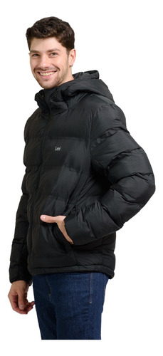 Campera Abrigo Hombre Lee Jacket Hans Con Capucha