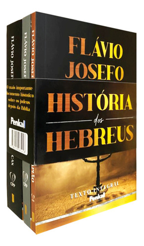 Box 3 Livros História Dos Hebreus de Flávio Josefo Brochura Editorial CPP