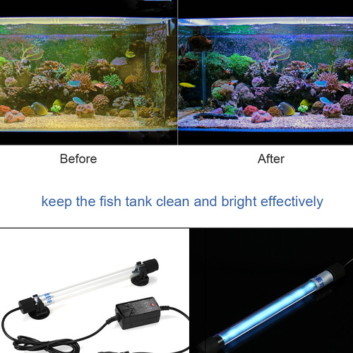 Tanque De Esterilização De Lâmpadas Pond Water 13w Fish Ultr