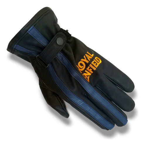 Guantes Artesanales Cuero Bordados Royal Motos Clasicas Dgr