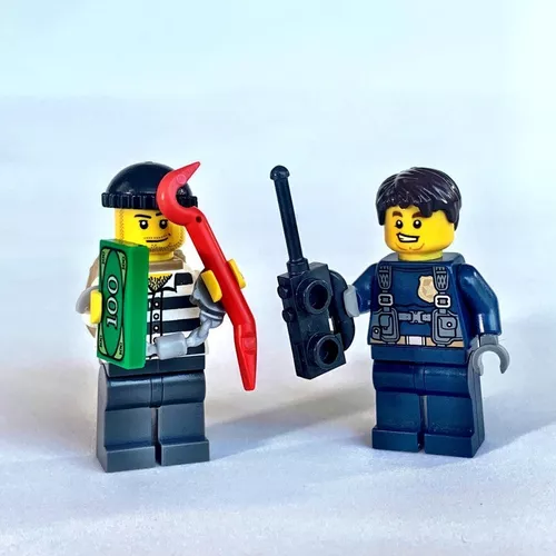 lote muñecos lego.. policias i ladrones - Compra venta en todocoleccion