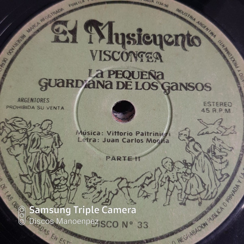 Simple El Musicuento Viscontea Nº 33 C19