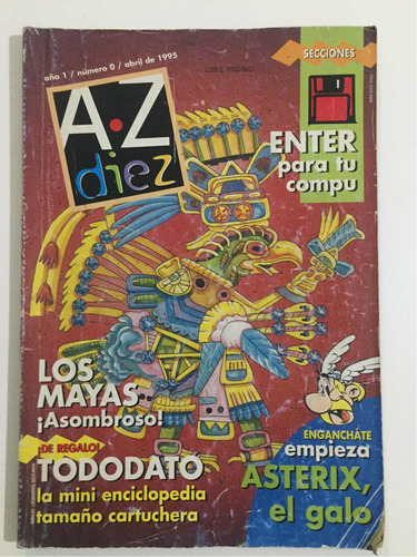 Revista A.z Diez Año 1 # 0. Abril 1995. Asterix El Galo