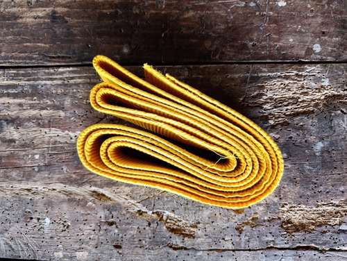 Cinturon Artes Marciales Karate Taekwondo Judo 2.86mts Amarillo 2.86 M X 4.5 Mm