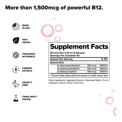 Complement Multivitamínico Vegano Y Spray B12 90 Cápsulas