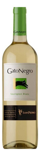 Vino Sauvignon blanc Gato Negro 0.75 L pack x 12 u