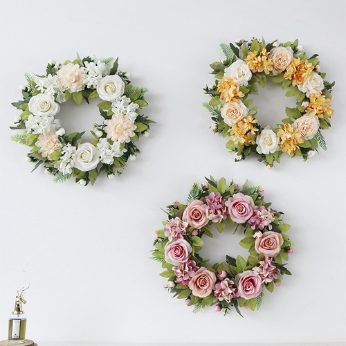 Corona De Flores Artificial Flores