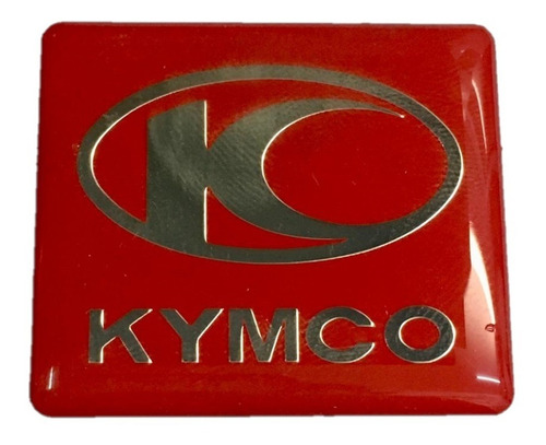 Calco Emblema Resina Logo Original Scooter Kymco - Brm