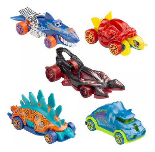 Vehículo Hot Wheels Die Cast Paquete 5 Autos Varios Modelos