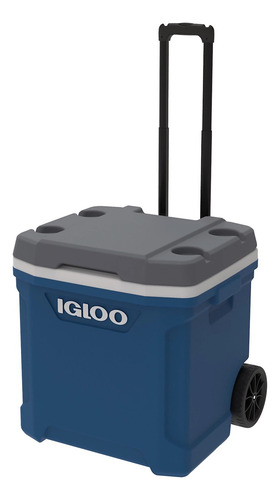 Igloo Latitude Hielera Portátil Con Ruedas De 60 Cuartos Azul Marino
