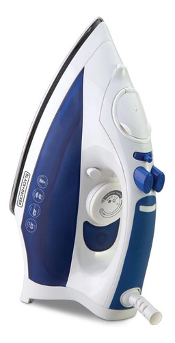 Imagen 3 de 10 de Plancha A Vapor Black+decker Acero Inoxidable Ir7003-ar
