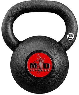 1 Pesa Rusa De 18 Kg, Kettlebell Pintada, Ergonomica