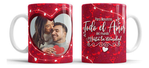 Kit Imprimible Plantillas Tazas San Valentín Sublimar M122