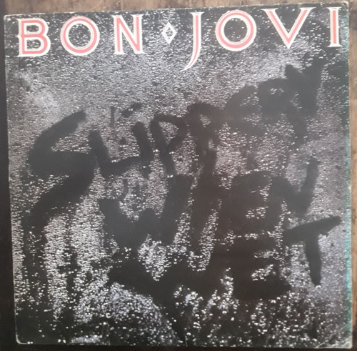 Lp Vinil (vg+/ Bon Jovi Slippery When Wet 1a Ed Br 1986 C/en