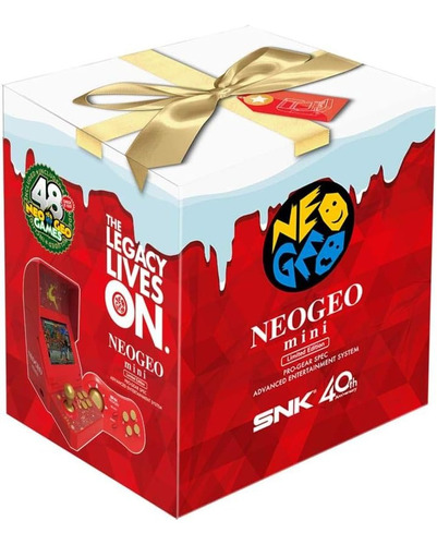 Neo Geo Mini De Natal Japonês Original 