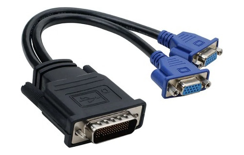 Cable Dvi Macho A 2 Vga Hembra