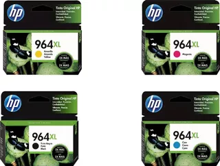 Cartuchos Hp 964xl Juego X4 N-c-m-y Originales