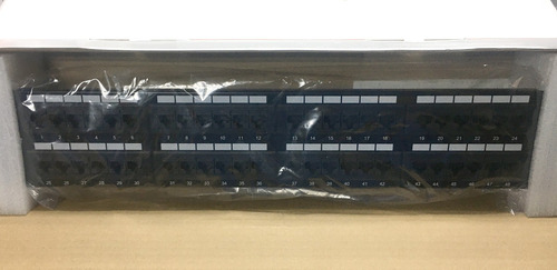 Imagen 2 de 4 de Nexxt Aw191nxt11 - Patch Panel Cat6 Para Rack 2u 48 Puertos