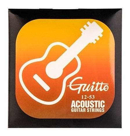 Cuerdas Guitarra Electro Acústica Guitto 12-53 - En Chile