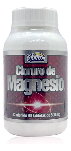 Cloruro De Magnesio 90 Tabletas 500 Mg Ypenza.