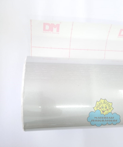 Vinil Refletivo Grau Comercial Branco 1 M X 0,62 M