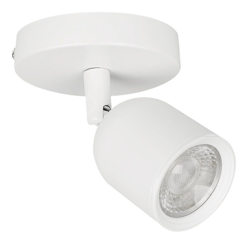 Spot Led Com Canopla 7w 3000k Branco Bivolt 110V/220V