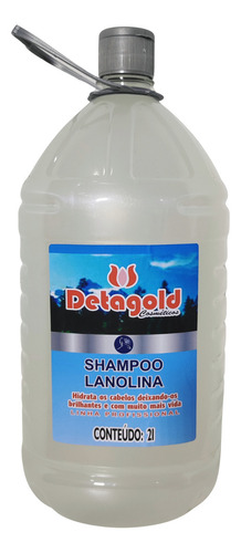 Kit Shampoo + Condicionador De Lanolina Detagold 2litros