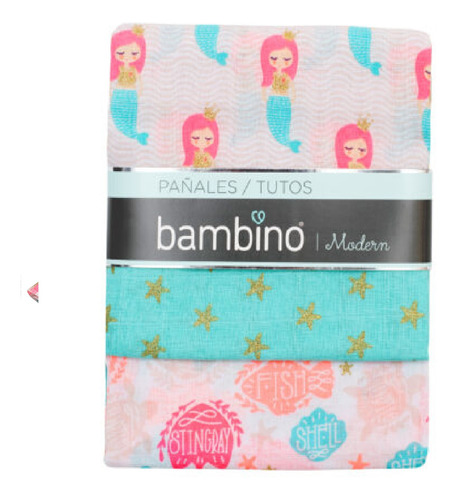 Tutos Pañales Set 3 Unidades Algodón Bebe Bambino/maryshop