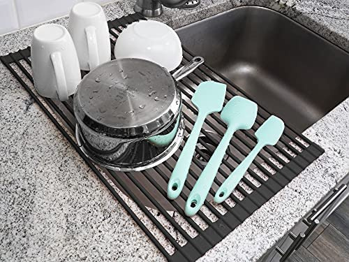 Zulay Kitchen - Escurridor De Platos Enrollable Grande - Var