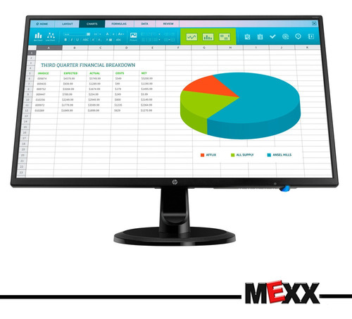 Monitor Led Hp 24 Pulgadas N246v Full Hd Ips Mexx