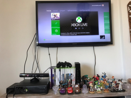 Microsoft Xbox 360 Slim 250gb, Kincet, Joystick, Juegos 