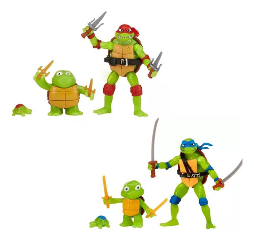 Set Las Tortugas Ninja Formación De Un Ninja - Art. 83580