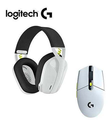 Kit Audifono Bluetooth Logitech G435 + G305 Wireless Gris 