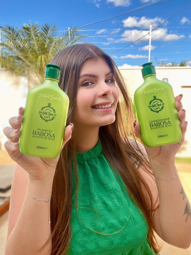Shampoo E Condicionador De Babosa E Azeite Nutrição Original