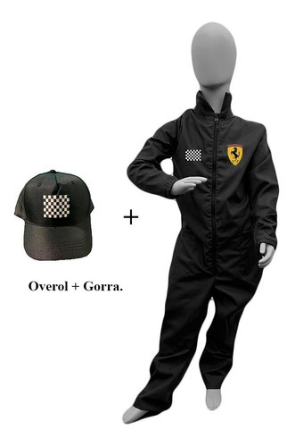 Piloto Cars Formula 1 Karting Pole Position Disfraz + Gorra 