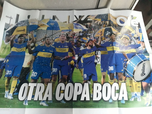 Poster Boca Campeon Copa De La Liga 2022 Muy Bueno Doble