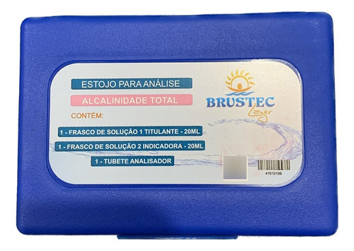 Kit Teste Medidor Alcalinidade - Brustec
