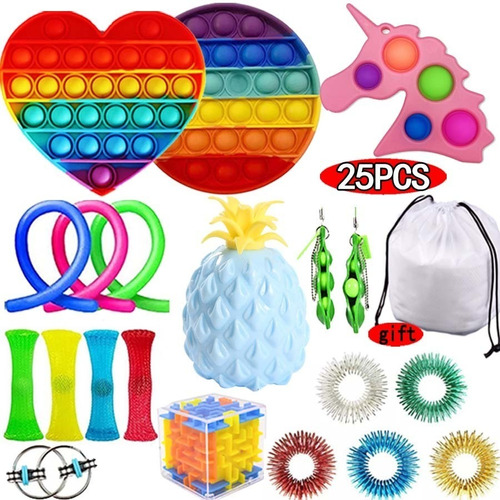 25/36/39 Popit Sensory Burbuja Fidget Juguete, Pop Ito Mayor