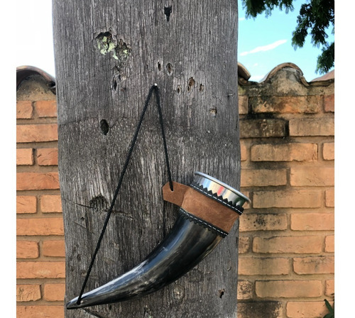 Copo Artesanal Chifre De Boi Vaca Para Cavalgadas Cor Copo Chifre De Boi