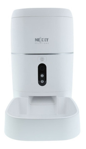 Comedero para mascotas automático e interactivo Nexxt Solutions NHA-P610 con capacidad de 1.59L o 1.59kg color blanco